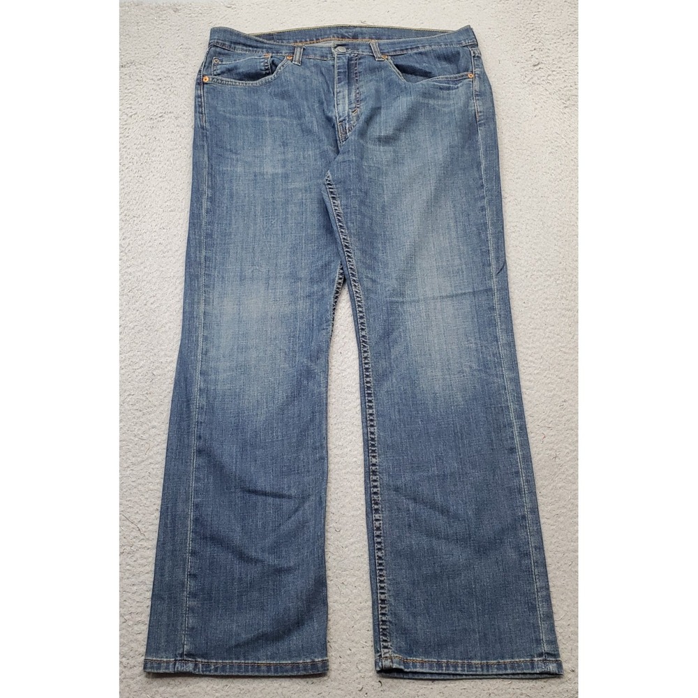 Levi's 559 Straight Leg Jeans Mens 36x32 Blue Denim Red Tab Medium Wash 5-Pocket